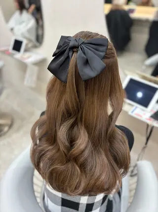 ロング カラー 新宿/韓国ヘア 中明度カラー/かやのヘアスタイル