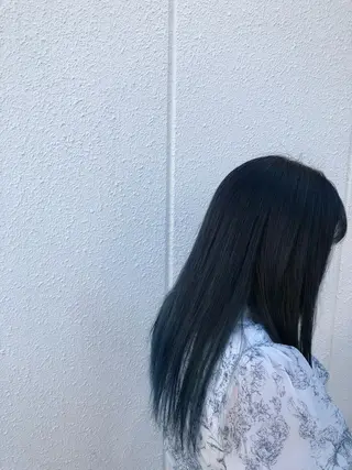 ロング カラー カツキ/GARTE 代官山のヘアスタイル