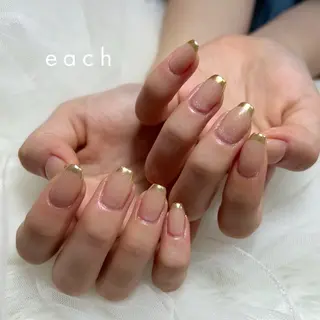 ネイル 𝒆𝒂𝒄𝒉 kanako 🕊のネイルデザイン