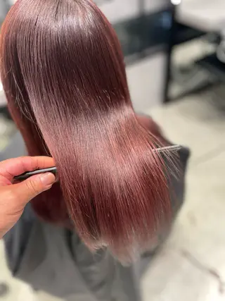 セミロング メテオ取扱✨美髪 矯正✨HiroNYのヘアスタイル