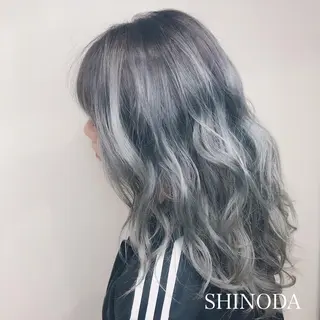 カラー 🦖店長🦖pino #しのだスペシャルのヘアスタイル