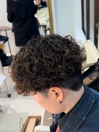 メンズ SALOWIN渋谷caldo店B1所属・岐津公太 メンズ縮毛矯正のプロのヘアスタイル