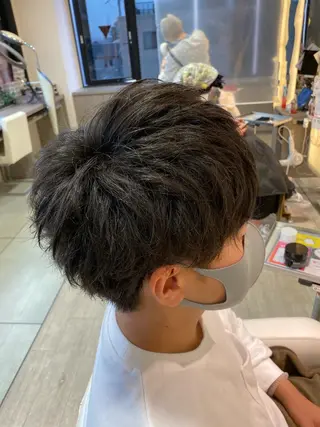 ミディアム メンズ 柳澤 和也のヘアスタイル