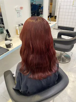 ロング カラー 🍒♡艶髪暖色カラー saaya♡🍒のヘアスタイル