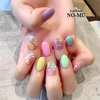 ネイル hair&nail NO-MU所属・hair&nail NO-MUのネイルデザイン