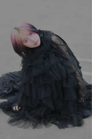 ミディアム カラー Yui. ハイトーン/パーマ/のヘアスタイル