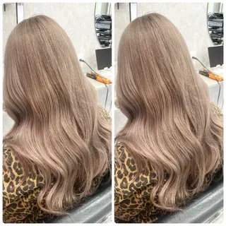 セミロング 🦋ハイトーン🦋 石山 希理🦋のヘアスタイル