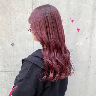 セミロング SOURCE 茶屋町所属・SOURCE 茶屋町　奥井杏奈のヘアスタイル