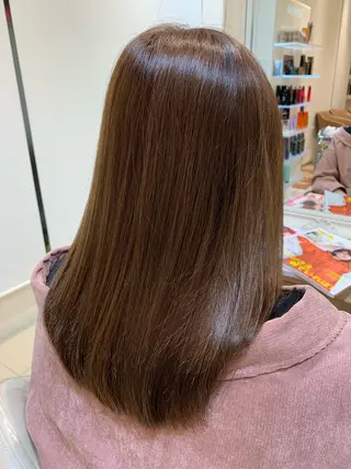 ロング カラー オージュアソムリエ 遠藤大河のヘアスタイル
