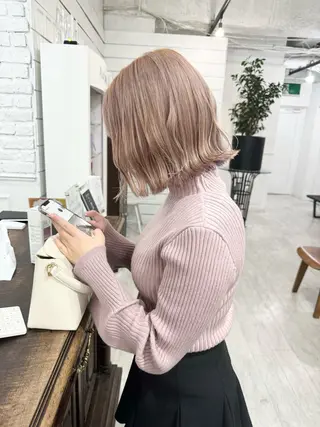 ショート カラー SALOWIN札幌大通り所属・札幌ブリーチカラー/ ダブルカラー/ドイのヘアスタイル