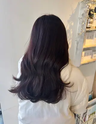 カラー LOREN    jiyugaoka所属・山本美月🎀艶カラー 🐈‍⬛暖色カラーのヘアスタイル