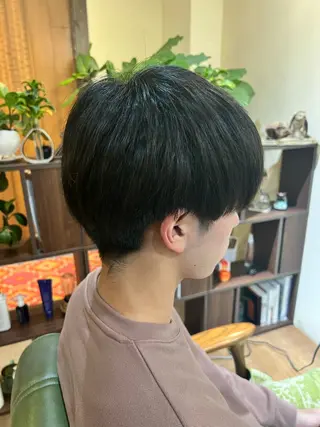 カラー メンズ Luster Friends所属・まゆ | 艶カラー | ストレートのヘアスタイル