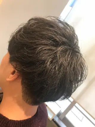 ショート パーマ メンズ 久保亮太 /大人ショートのヘアスタイル