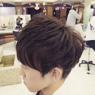 ショート カラー メンズ 🐺一ノ瀬 凌 / デザインウルフ🐺のヘアスタイル