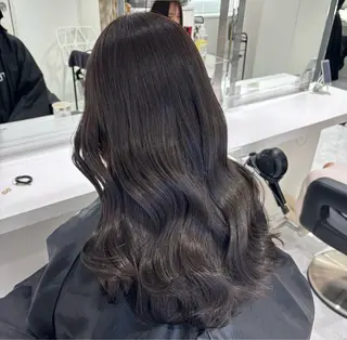 ロング 都内1優しい🤍透明 感カラー🤍サツキのヘアスタイル