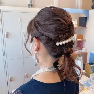 セミロング ase.糸島店所属・UEDA AYAのヘアスタイル