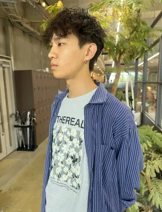 パーマ メンズ myu 🐈⬛のヘアスタイル