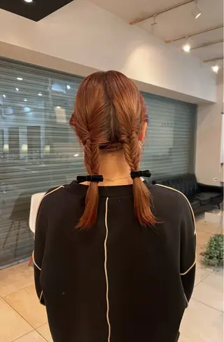 カラー ヘアアレンジ リリカ🐈‍⬛ブリー チカラー/上永谷のヘアスタイル