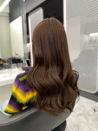 ロング カラー パーマ ヘアアレンジ メンズ キッズ ♥️韓国ヘア レイヤー♥️ゆりのヘアスタイル