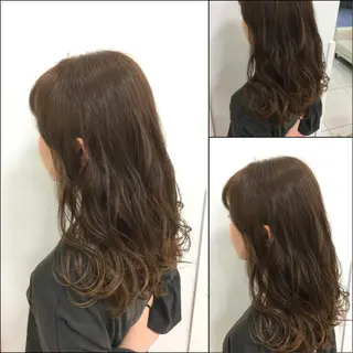 ロング カラー Ash 山田 勇太のヘアスタイル