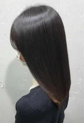 セミロング 高橋 かのんのヘアスタイル