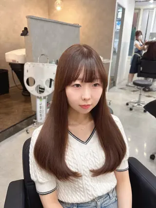 ロング MAHO/透明感カラ ー/髪質改善🍒のヘアスタイル