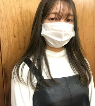 セミロング KOCHAB所属・KOCHAB 中村穂風のヘアスタイル