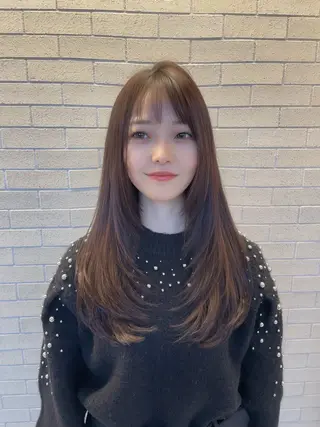 ロング カラー 韓国ヘア/髪質改善 /Harunaのヘアスタイル