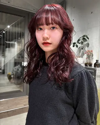 セミロング sliver renのヘアスタイル