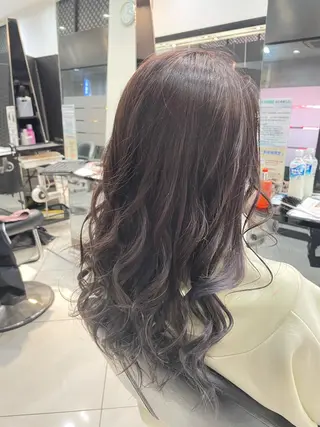 ロング カラー パーマ Men's hair salon First 中百舌鳥店所属・First なかもず 店 YUKIのヘアスタイル