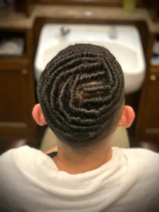 ショート HIRO銀座　バーバーショップ丸の内所属・ヒロ銀座 林のヘアスタイル