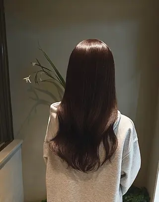 ロング 話題沸騰中🌟 /ケアブリーチ/徳志のヘアスタイル