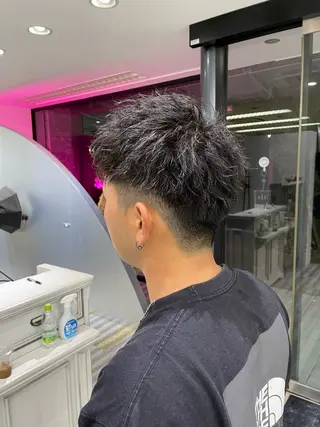 ショート パーマ メンズ 【メンズ特化】岩瀬 武【メンズパーマ】のヘアスタイル