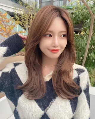 ロング 🧡くびれヘア/前髪 顔周り🧡久原結衣のヘアスタイル
