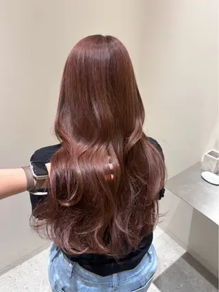 ロング 透明感カラー/顔周り カット🎀ヒラバルのヘアスタイル