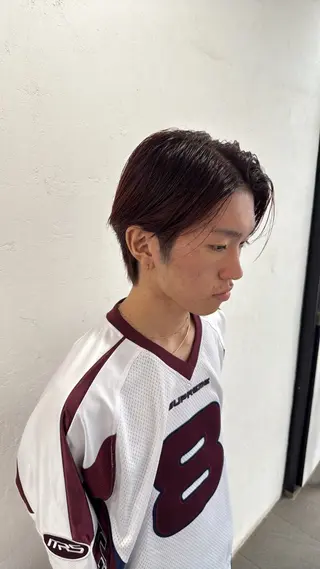 ミディアム カラー メンズ 中根 永遠のヘアスタイル