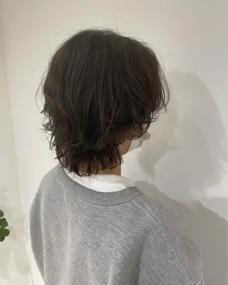 ショート 暖色カラー🍊 ボブ🌿顔周りcutのヘアスタイル