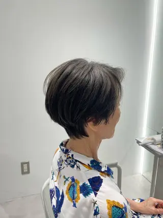 ショート 石川 優奈のヘアスタイル