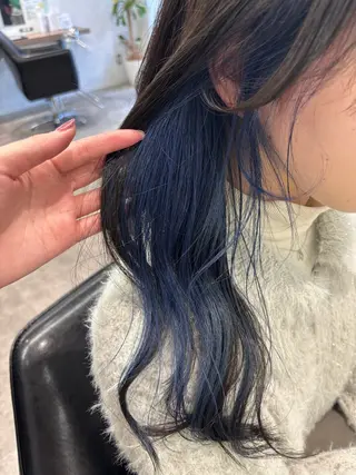 ロング カラー ボブ/透明感カラー/ 髪質改善/🌙/ルナのヘアスタイル