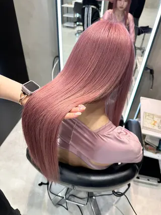 ロング ハイトーン♡ブリーチ ♡エクステ♡nanaのヘアスタイル