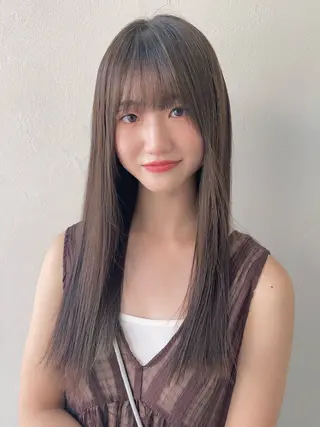 ロング カラー 透明感カラー🫧🌈 似合わせカット✂︎のヘアスタイル