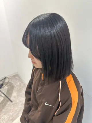 ミディアム カラー ✂️無料カットモデル ✂️佐々木悠月のヘアスタイル