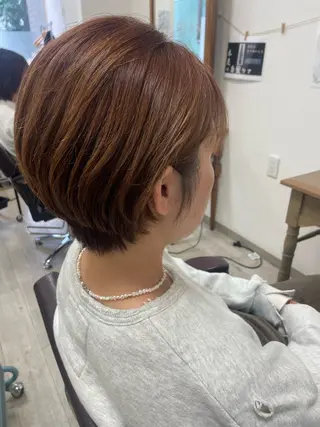 ショート アイブロウ◎ rista藤岡佳世のヘアスタイル