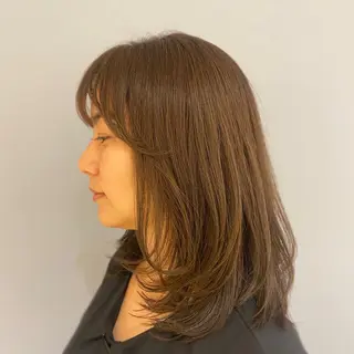セミロング ase.糸島店所属・UEDA AYAのヘアスタイル