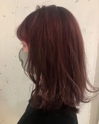 ミディアム カラー 🪞透けhair 🪞honokaのヘアスタイル