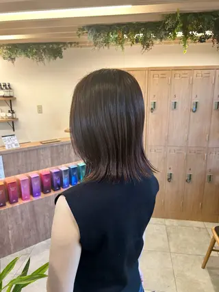 ミディアム カラー 西新  MAHIRO 🩵🫧艶髪🩵🫧のヘアスタイル