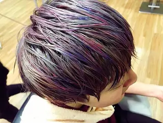 ショート カラー 札幌韓国メンズ 🇰🇷YUITOのヘアスタイル