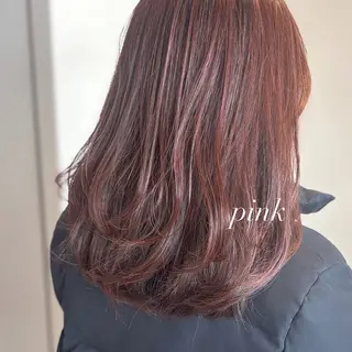 ミディアム カラー 髪質改善カラー ベージュ🤎YUMEのヘアスタイル