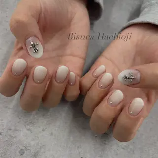 ネイル Bianca長津田 Mukae⋆.✶🖤のネイルデザイン