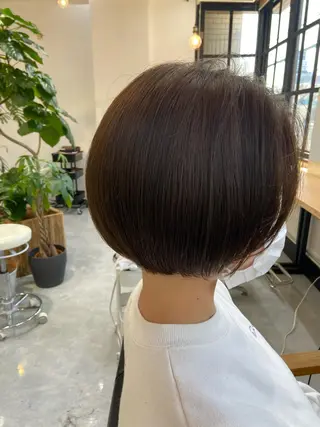 ショート カラー 田中 あやなのヘアスタイル